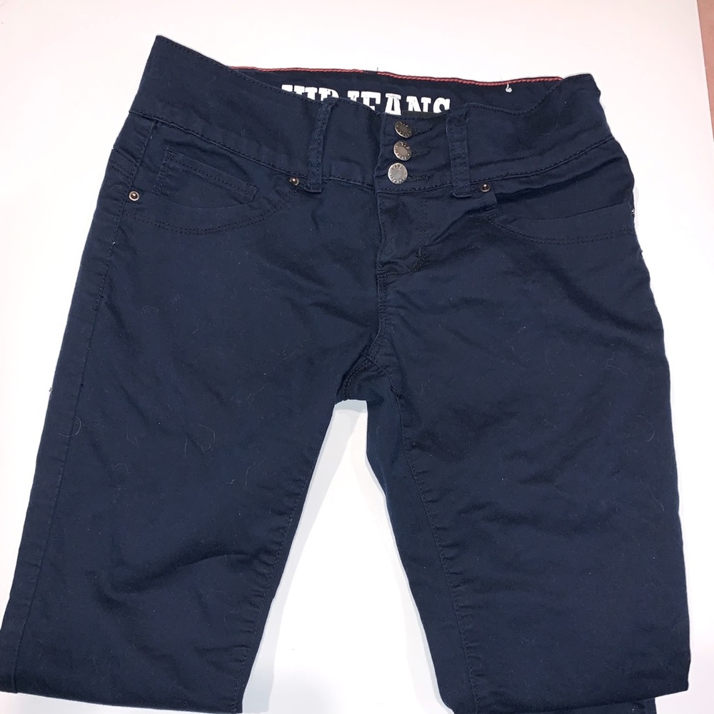 Navy blue jeans